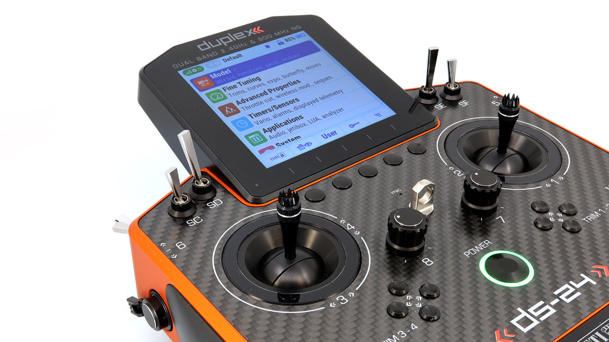 DS-24 II. - Carbon Line Orange anodized