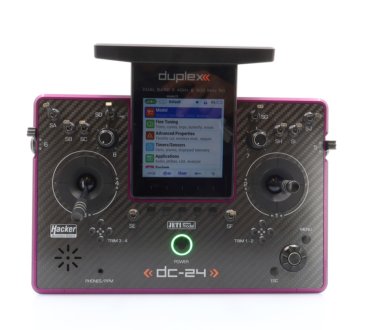 DUPLEX DC-24 II. - Carbon Anodized Purple